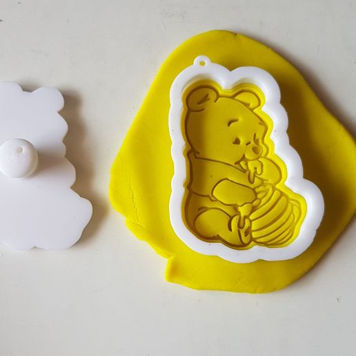 20180828_134310.jpg Télécharger le fichier STL Cute Pooh Cookie Cutter Cookie Pooh • Objet pour imprimante 3D, 3dfactory