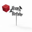 happy-birthday-harry-potter.jpg Happy Birthday Harry Potter Cake Topper