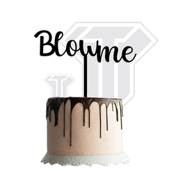 Topper-Funny-07-blowme.png Fichier STL Dessus de gâteau amusant - Blowme・Plan à imprimer en 3D à télécharger, Dianita12d
