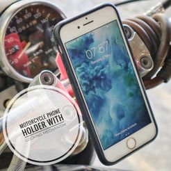 viber_image_2023-05-02_08-49-45-134.jpg Motorcycle Phone Holder 22mm & 25mm - With locking mechanism