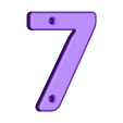 7.stl Números de Casa