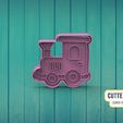 CUTTERDESIGN J COOKIE CUTTER MAKER ¢ Train Train Cookie Cutter M2