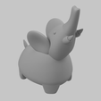 render.png ELEPHANT PIGGY BANK / CUTE ELEPHANT  - COMMERCIAL LICENSE