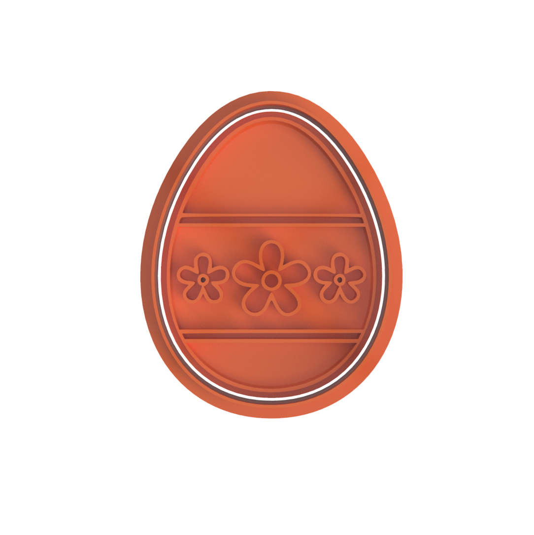 Download STL file Happy Easter Cookie Cutter V24 • Model to 3D print