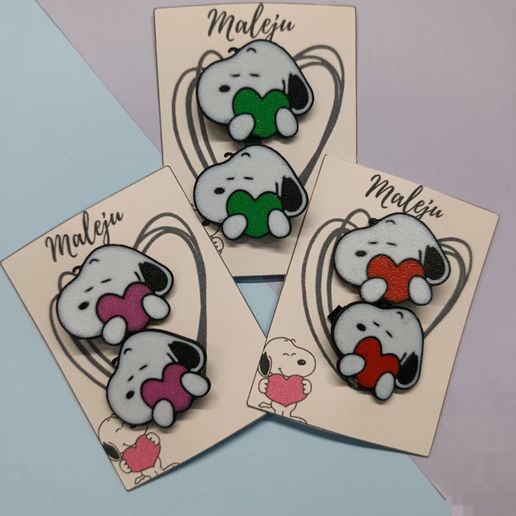 Snoopy tweezers with heart 💕