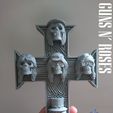 YOOO.jpg 3D file Cruz - Guns N' Roses・3D print object to download