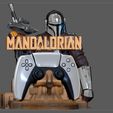 10.jpg MANDALORIAN PS5 PS4 CONTROLLER HOLDER MODÈLE STARWARS DISNEY