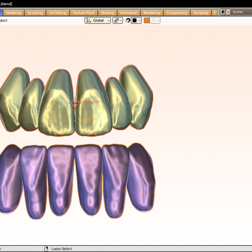 free tooth library 3D model