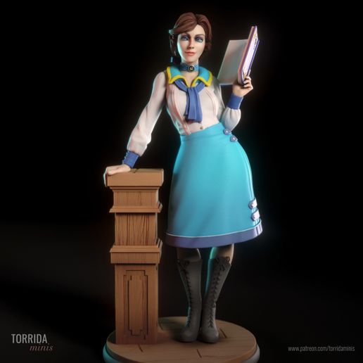 elizabeth bioshock blue dress Elizabeth Bioshock Infinite Costume Cosplay dress for Adult – Cosplayrr main image 1