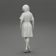 Girl-0011.jpg Beautiful Model Woman Wearing A Dress And High Heels 3D print model