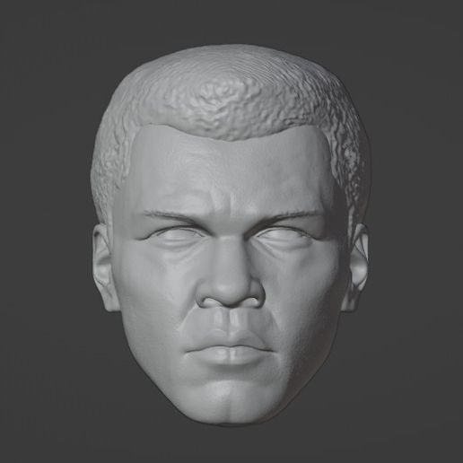 Muhammad Ali Head - 3D model önizlemesi