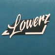 lowerz-logotipos3d.jpg STL file Logotipo Lowerz・3D print model to download