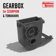 Tomahawk-Gearbox-2.jpg Gearbox for Kyosho Scorpion Tomahawk Turbo Scorpion