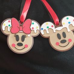 20230930_111751.jpg Fichier STL Boules en pain d'épices Minnie et Mickey avec gouttes de glaçage・Idée pour impression 3D à télécharger