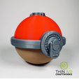 Version-2-Arceus-Pokeball-side-view.png Datei 3D Ancient Pokeball aus Pokemon Legends: Arceus (stützenfrei, 100% zusammensteckbar, verschiedene Einsätze verfügbar, Nintendo Switch Spiel, Nintendo DS, Schmuckeinsätze))・Modell für 3D-Druck zum herunterladen