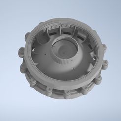 Sprocket-v1.jpg STL file 1/35 scale Sd.Kfz.7 sprocket wheels・3D print model to download