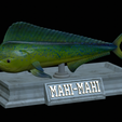 Base-mahi-mahi.png fish mahi mahi / common dolphin fish statue detailed texture for 3d printing