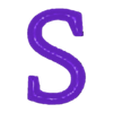 S.stl Elegant Chiseled Font Alphabet and Numbers (40 3d models)