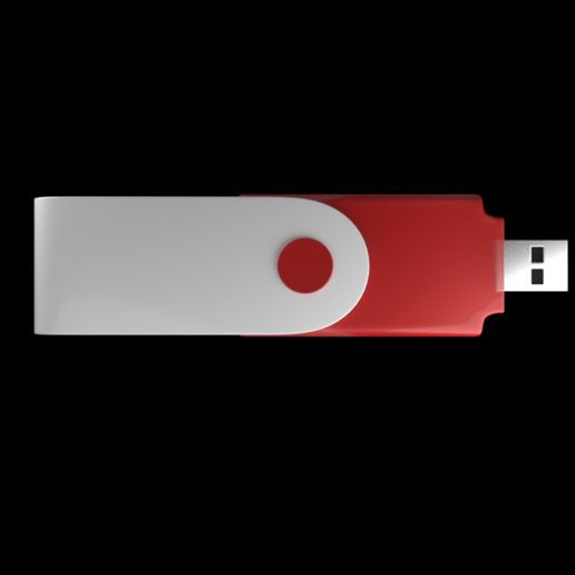 05.jpg Red and White Pendrive