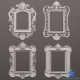 2-2.jpg 27 Mega Bundle Baroque & Classic Photo Frames - 3D Models STL/OBJ for CNC & 3D Print
