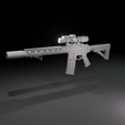 6.png 1/6 scale KS-1 assult rifle