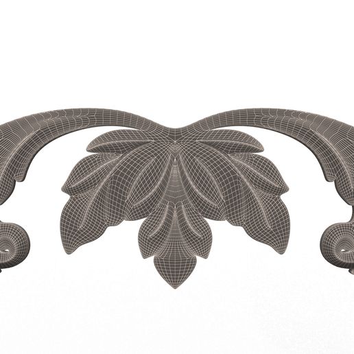 High-poly-(4).jpg Резное гипсовое украшение 02