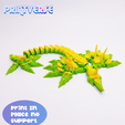 Print In Place no SUPPOrt STL file Vector Dragon Print In Pace No Support・Design to download and 3D print, Printverse