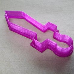 20181122_181614.jpg STL file cookie cutter cookie cutter 9cm fondant cookie sword・3D print design to download, germanc15