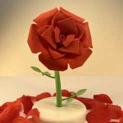 PHOTO-17.jpeg Fichier STL Rose éternelle・Objet pour impression 3D à télécharger