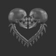 gvyttvhyy.jpg skull love pentant