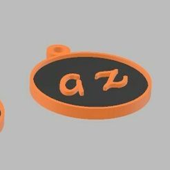 gz.jpg Initialschlüsselanhänger 2 Buchstaben G.Z