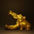 untitled4.png Hippo Ornament Storage Sculpture