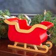 SantasSleigh6.jpg Christmas Sleigh Decor/Planter