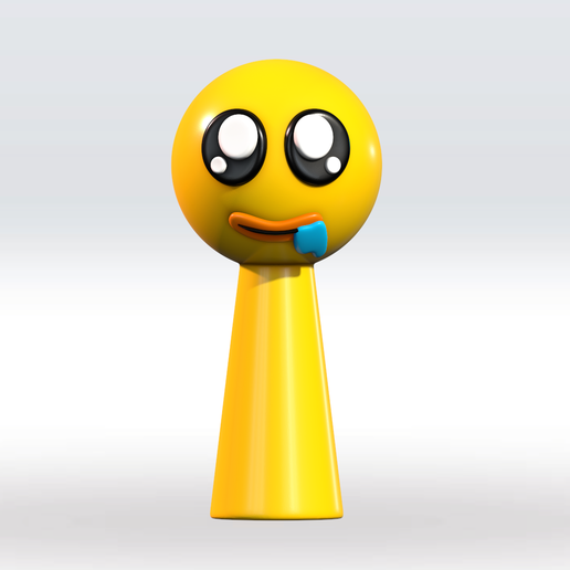 Sprunki OC Durr STL file 3D Model 3mf Multicolor Fanart