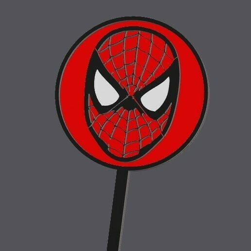 spiderman face mask clipart