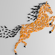 Geometric_horseV2.png Geometric Horse wall art