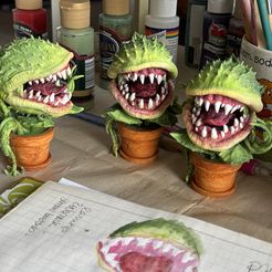 Audrey II-Little Shop of Horrors (Color VRML file Included!!)- Classic Movie Monster -Fan Art