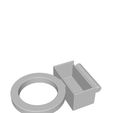 1879.jpg Hand feeding bird feeder ring - for bird taming