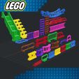 Lego-Fances-Ladders-2.jpg STL file Lego - Fances & Ladders・3D printer design to download