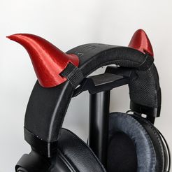 PXL_20220401_112237404.jpg Devil Horns Cosplay Headset Headphone Accessories