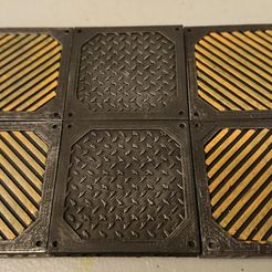 DSC_2326.JPG Free 3D file OpenLock SciFi Tiles (E)・3D print design to download