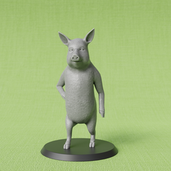 рендер1.png Fichier STL Le petit cochon・Objet pour imprimante 3D à télécharger