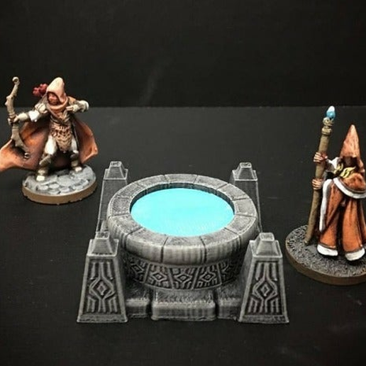 Delving Decor: Scrying Pool (28mm/Heroic scale) 3D model