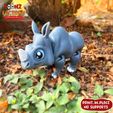 223.jpg Fichier STL MIGNON FLEXI RHINO ARTICULÉ・Design pour imprimante 3D à télécharger
