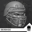 5.png Grid Iron head for 6 inch Action Figures