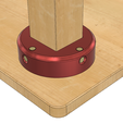 L-70_B-75.png Beam Format 70mm x 70mm Table Base Connector in .step and .stl format