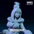 09.jpg Girl Frost Wizard Normal and Nude 3D print model