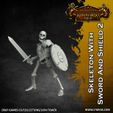 Skeleton-With-Sword-and-Shield-2.jpg Skeleton Horde - 16 x 32mm scale skeleton miniatures