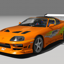 Capture.png Fichier STL Toyota Supra mkIV Fast and Furious・Modèle à télécharger et à imprimer en 3D