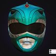 Green_MMPR_Power_Ranger_Cosplay_Helmet_3D_Print_Model_05.jpg Green Ranger Mighty Morphin Power Ranger Cosplay Helmet STL file